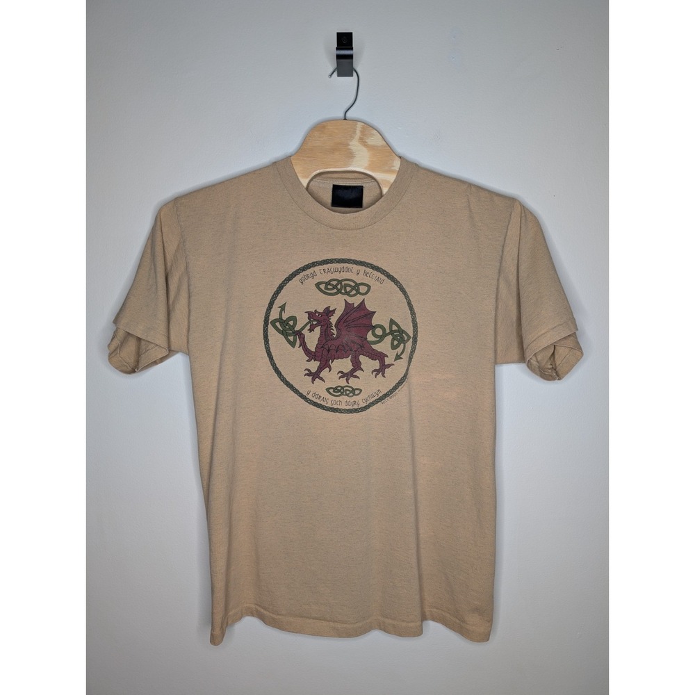 Vintage 1992 Keltic Designs Jen Delyth T Shirt XL Celtic Dragon Single Stitch - Picture 2 of 14